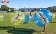 snow zorb ball in winter 2022